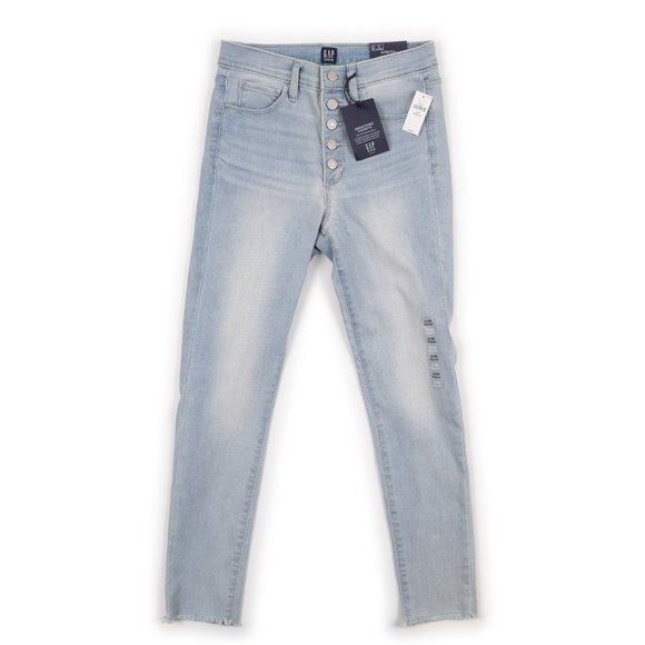 NEW GAP High Rise Favorite Jegging button fly jeans size 2 - Picture 1 of 13